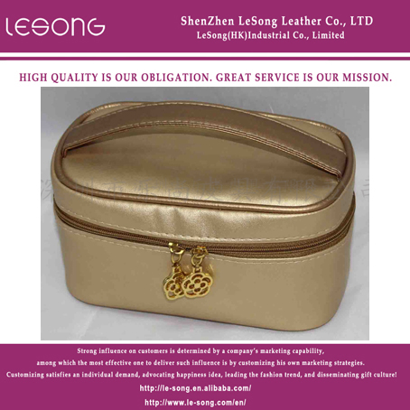 LS1194 PU Nylon Cosmetic Bag For Travel