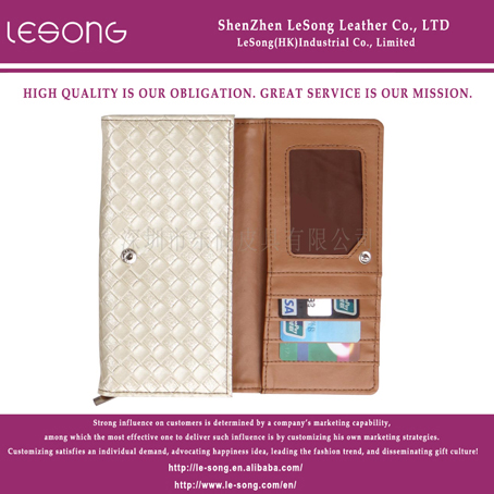 LS1139 PU Leather Women Wallet