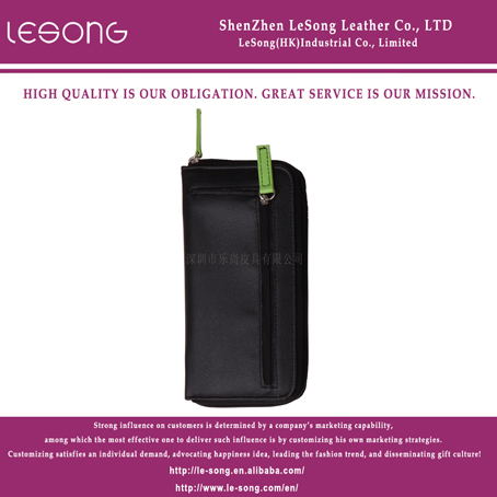 LS1204 Men's Leather Card Holder Wallet