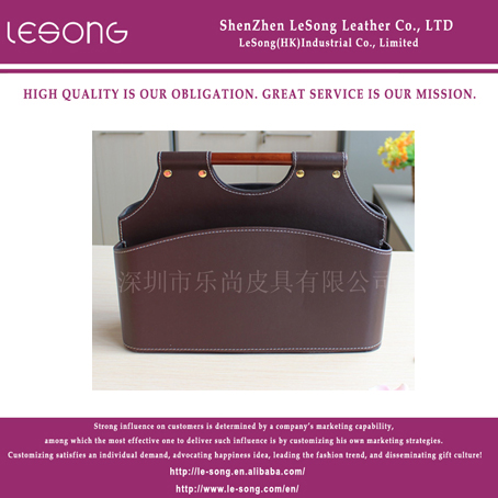 LS1068 Hanging Leather Storage Box