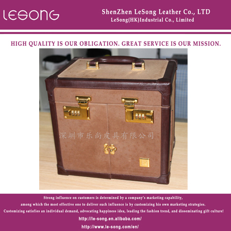 LS1418 PU Wooden Storage Box