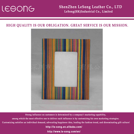 LS1209 Cutton Material Cardboard Photo Frame