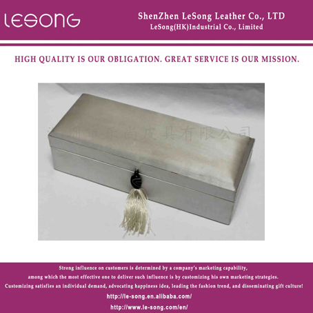 LS1346 Handmade Jewelry Box With Lock