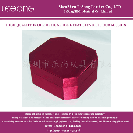 LS1357 Red Non-woven Jewelry Box